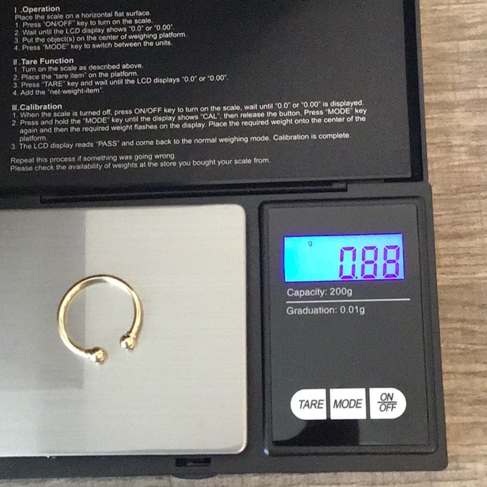 14K Yellow Gold Open Design Ring - Picture 6 of 6